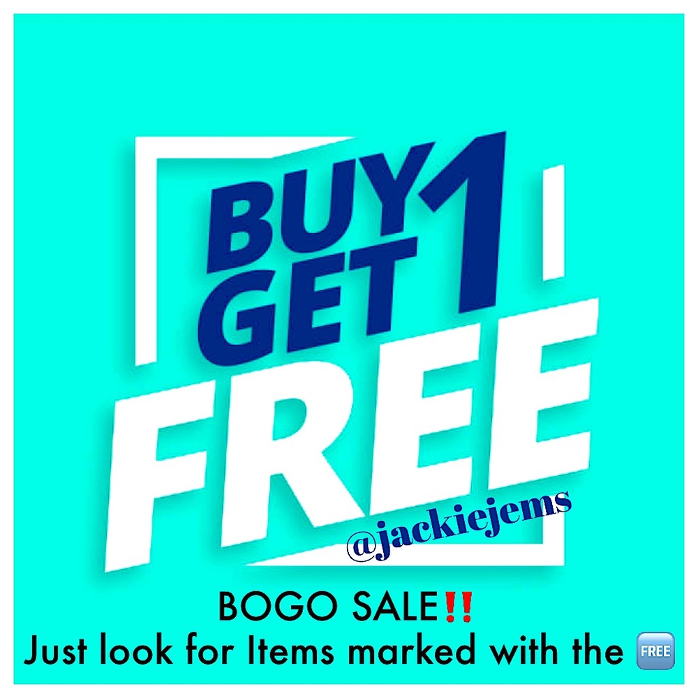 BOGO SALE‼️ Items with 🆓 are BUY 1 GET 1 FREE‼️